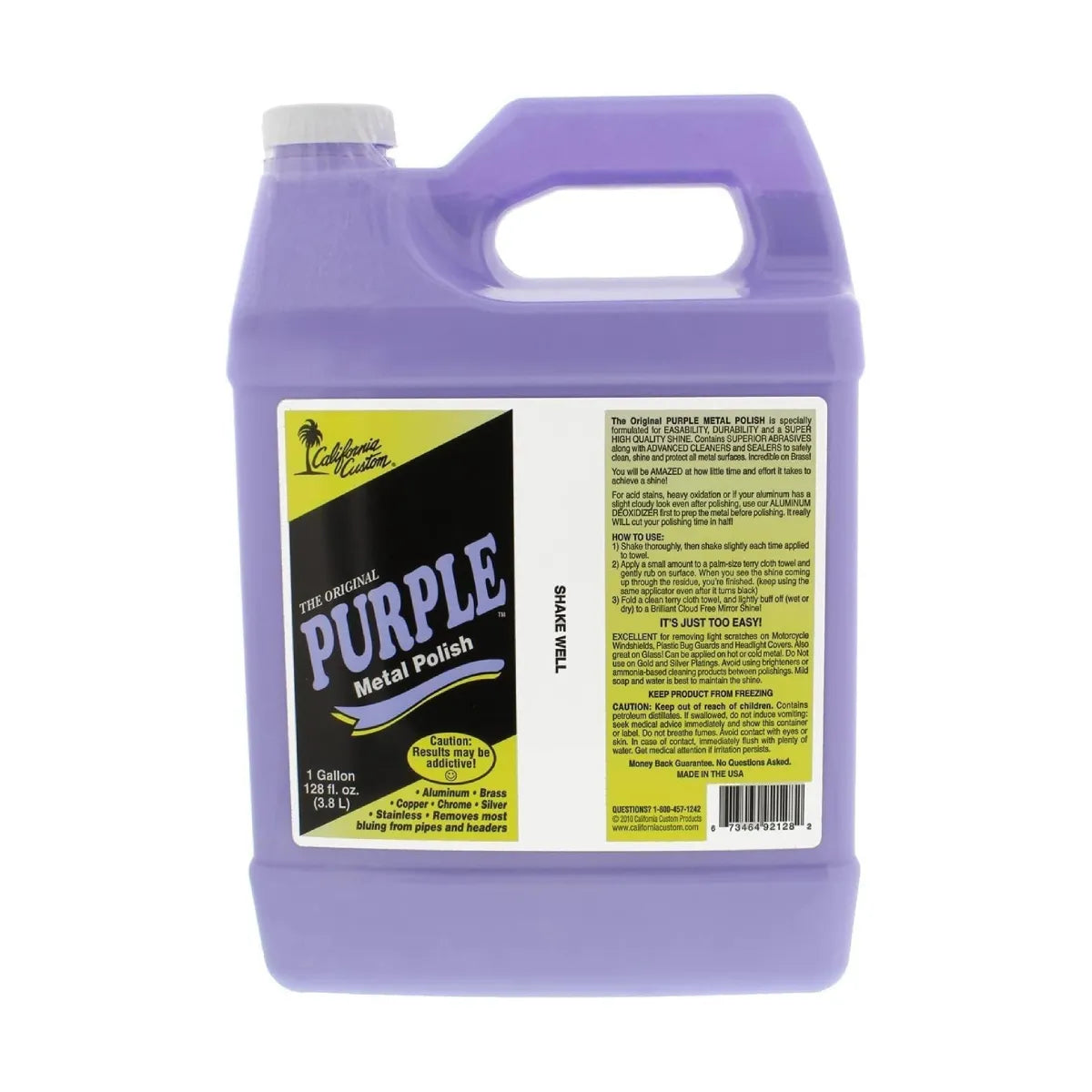 California Custom Purple Metal Polish 3.8L