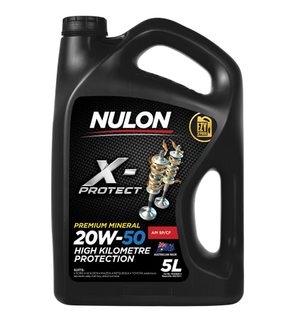Nulon X-PROTECT 20W-50 High Kilometre Protection Engine Oil 5L