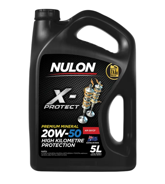 Nulon X-PROTECT 20W-50 High Kilometre Protection Engine Oil 5L