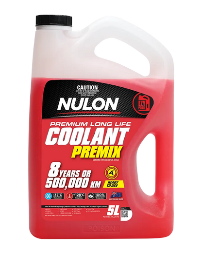 Nulon Red Premium Long Life Coolant Premix 5L