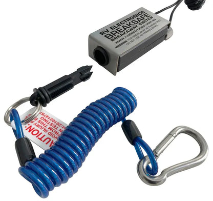 RV Electronics Breaksafe Breakaway Switch With Coil Cable