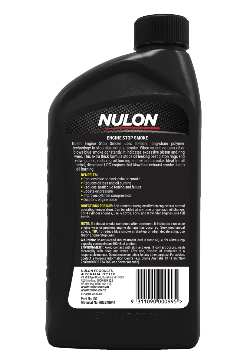 Nulon Engine Stop Smoke 500ml
