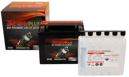 RevPlus STX12-BS 180CCA 10Ah Powersport Battery