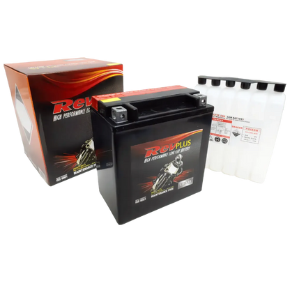 RevPlus STX16-BS 230CCA 14Ah Powersport Battery