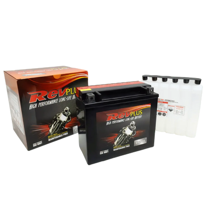 RevPlus STX20-BS 270CCA 18Ah Powersport Battery Positive Left