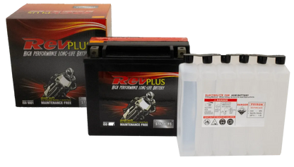 RevPlus STX20L-BS 270CCA 18Ah Powersport Battery Positive Right