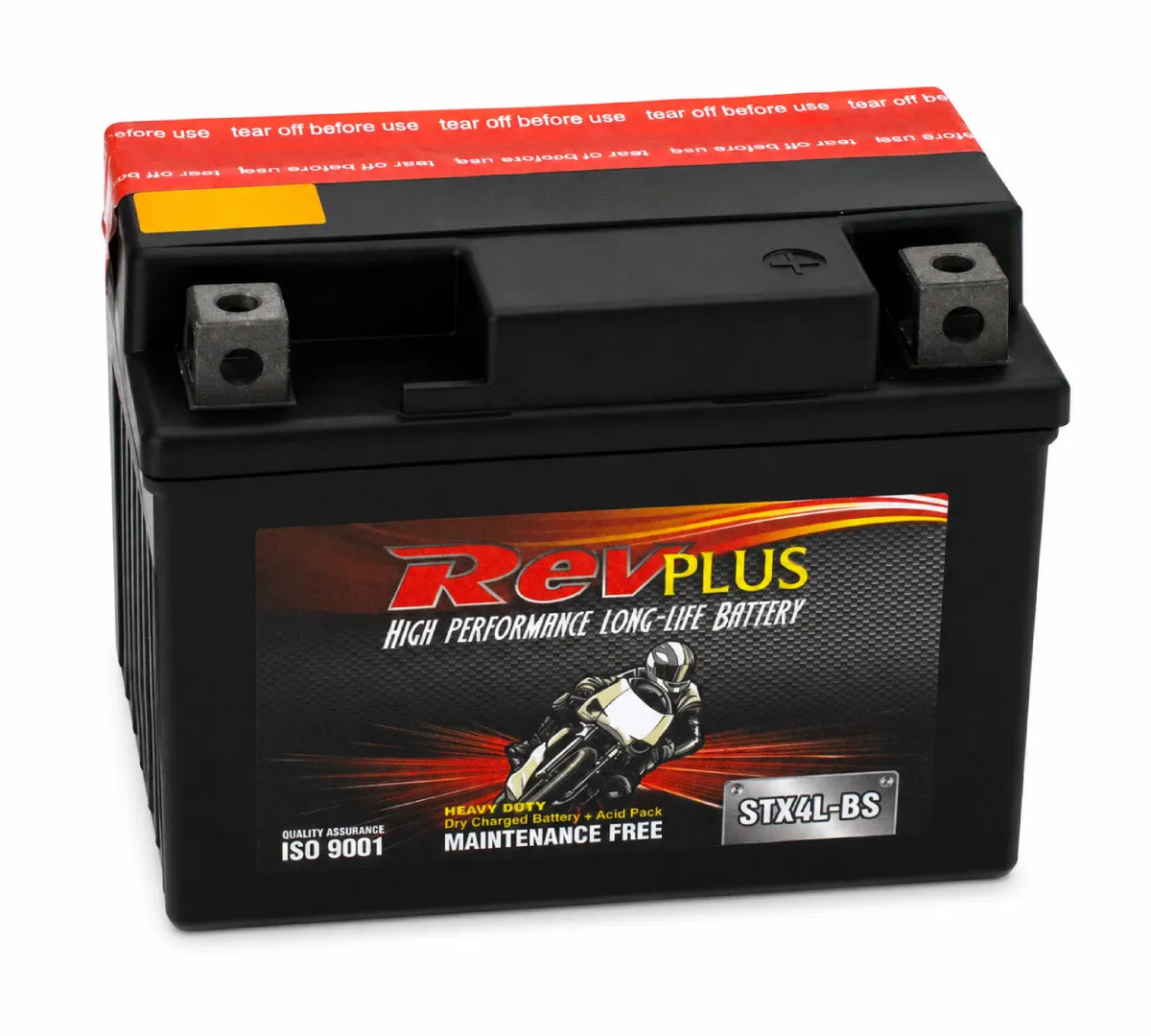 RevPlus STX4L-BS 50CCA 3Ah Powersport Battery