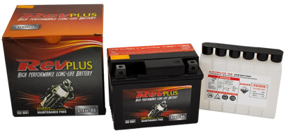 RevPlus STX4L-BS 50CCA 3Ah Powersport Battery