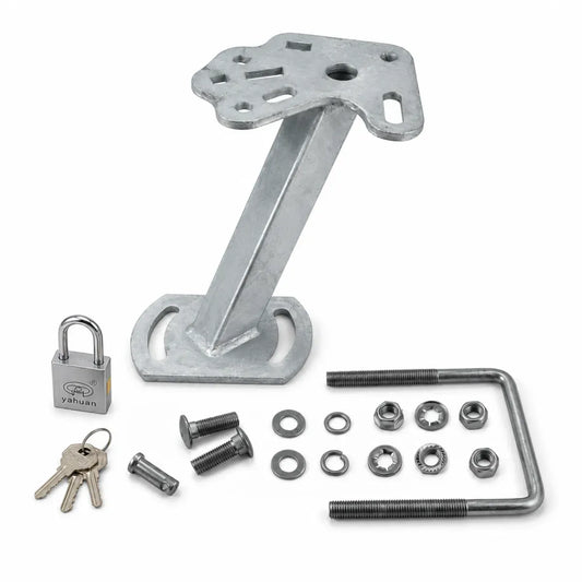 ARK Spare Wheel Carrier With Lock Suits 4, 5 & 6 Stud Wheels
