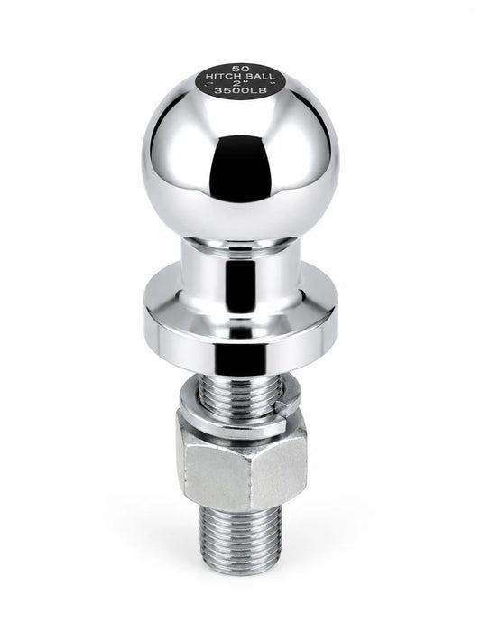 ARK Chrome Tow Ball 50mm 3500kg Rated Round Flange