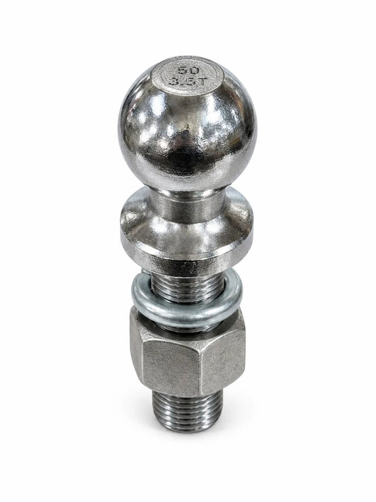 ARK Chrome Tow Ball 50mm 3500kg Rated Heavy Duty Shank