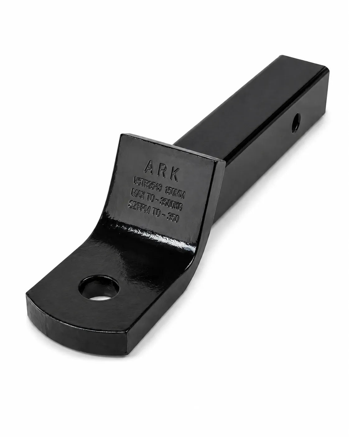ARK Tow Ball Mount 280mm Drop Black Powder Coat