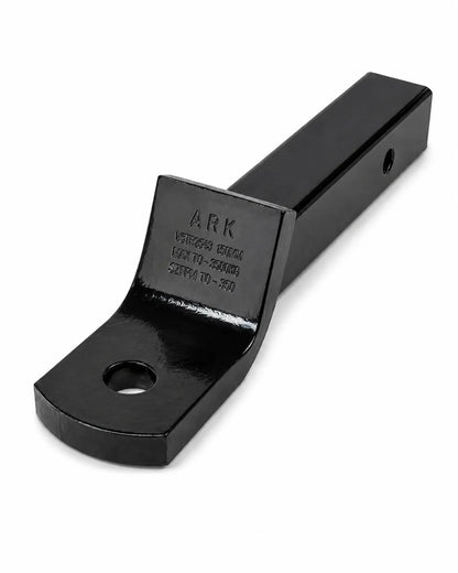 ARK Tow Ball Mount 280mm Drop Black Powder Coat