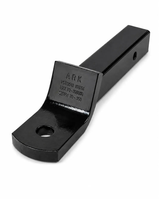 ARK Tow Ball Mount 280mm Drop Black Powder Coat