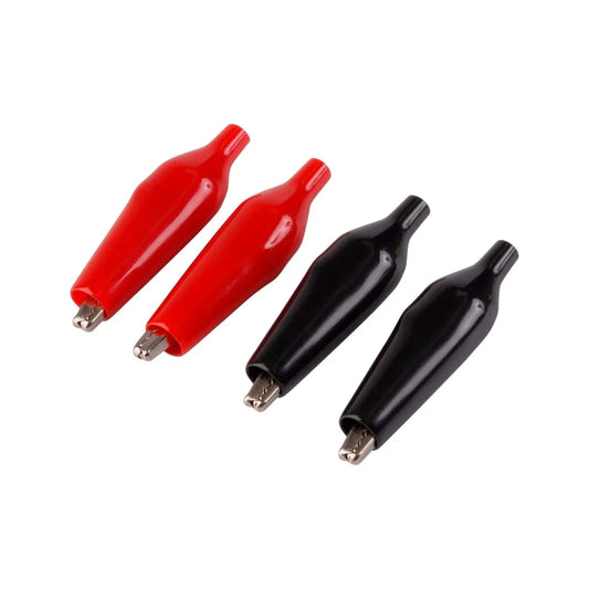 VoltFlow Alligator Clips 12V 10A Insulated 4 Piece