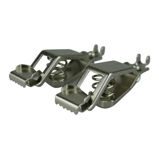 VoltFlow Crocodile Clips 12V 25A Non-Insulated 2 Piece