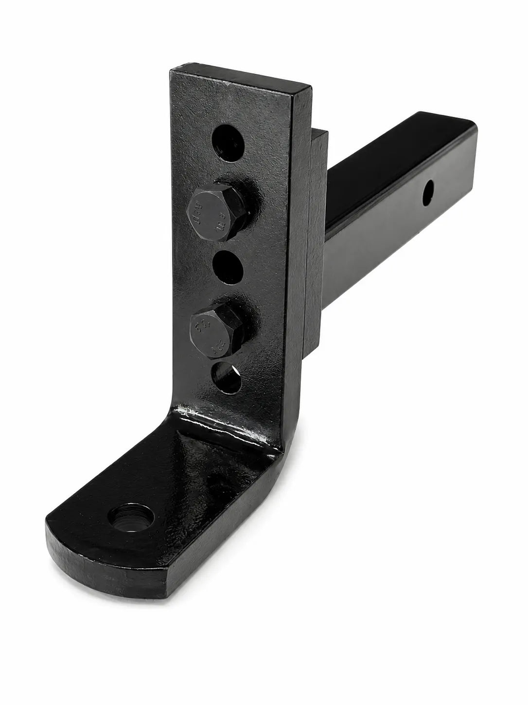 ARK Adjustable Tow Ball Mount 5-Hole Black Powder Coat