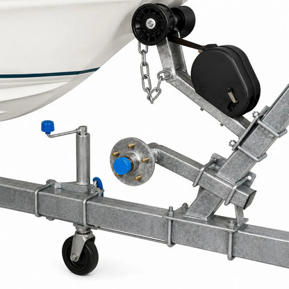 ARK Trailer Rescue Kit Spare Wheel Carrier Suits Ford Hubs Galvanised