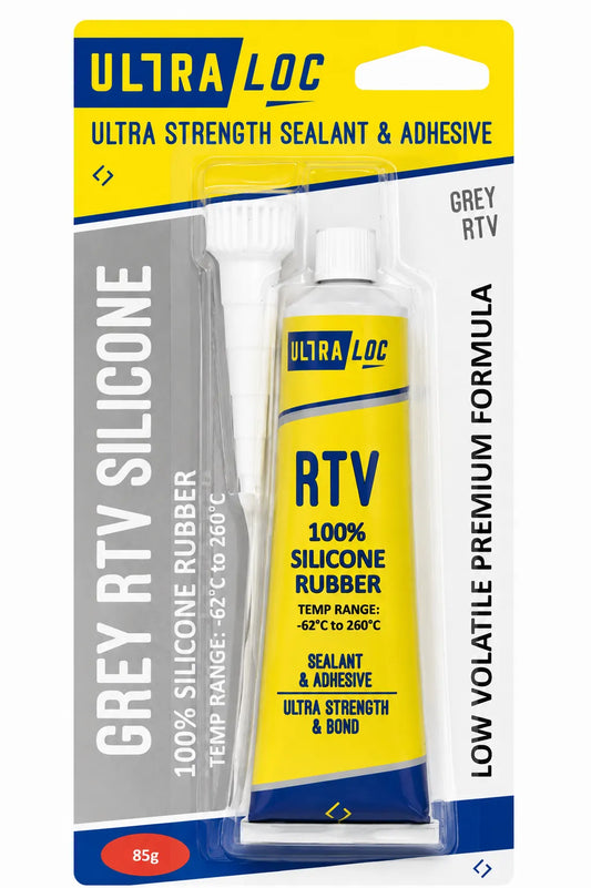 Ultra Loc Premium RTV Silicone Sealant Grey Tube 85g