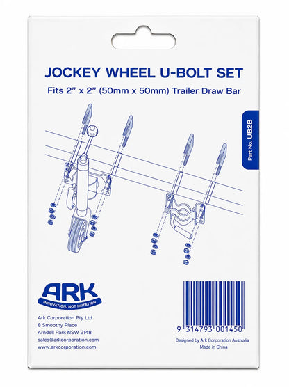 ARK U-Bolts 50mm x 50mm Drawbar Set Of 2