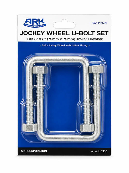 ARK U-Bolts 75mm x 75mm Drawbar Set Of 2