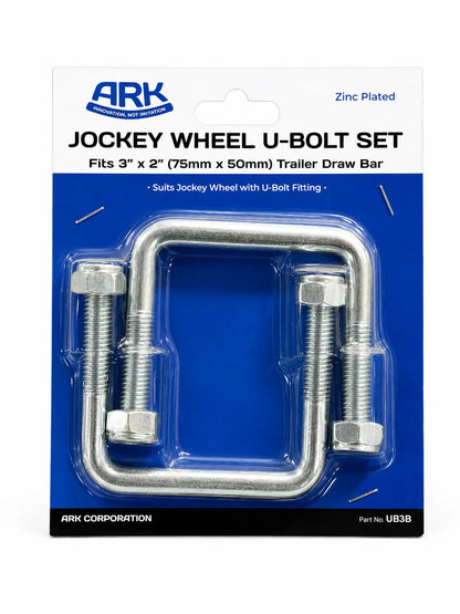 ARK U-Bolts 75mm x 50mm Drawbar Set Of 2