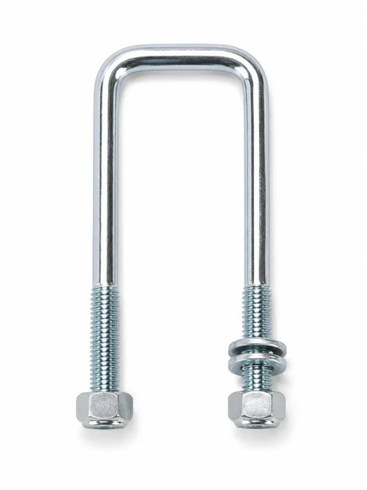 Manutec Heavy-Duty Suspension U-Bolt Square 50mm x 6" 5/8" Nut