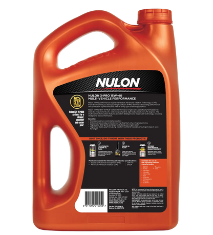 Nulon X-PRO 15W-40 Multi-Vehicle Performance Engine Oil 5L