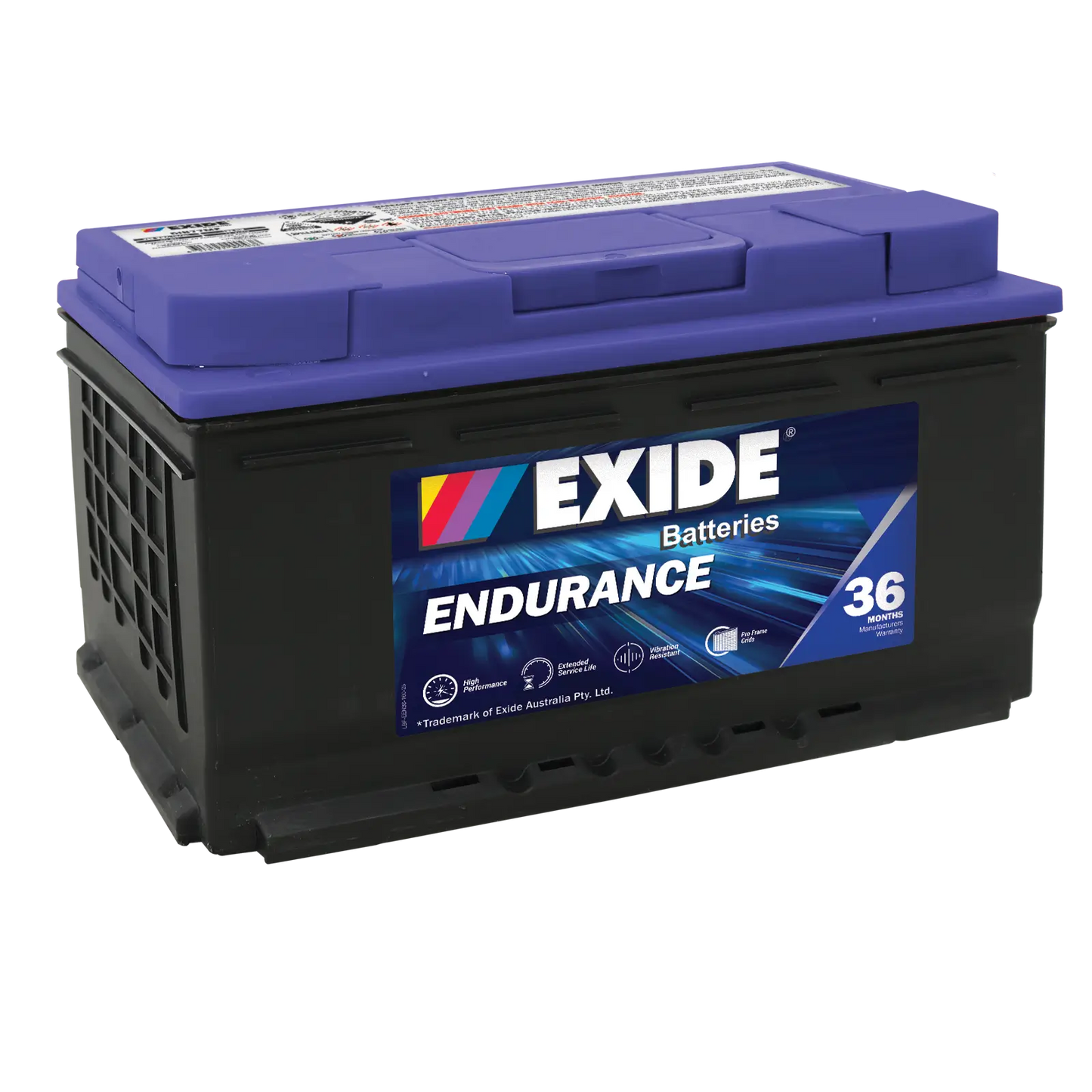 Exide DIN77MF N77/LB4 12V 750CCA 80Ah Endurance Vehicle Battery