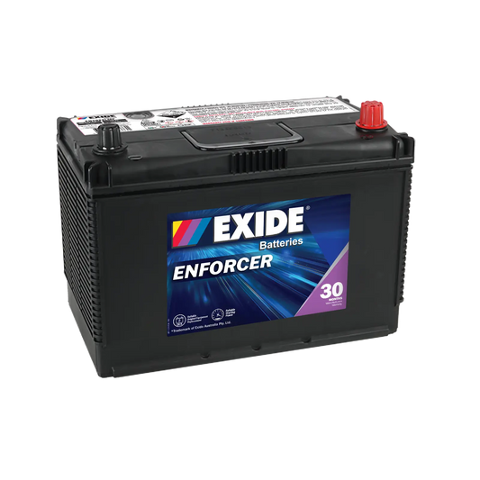 Exide Enforcer 600CCA 60Ah SUV 4WD Battery Positive Right