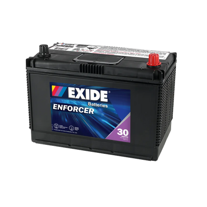 Exide Enforcer 600CCA 60Ah SUV 4WD Battery Positive Right