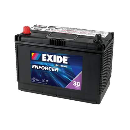 Exide Enforcer 600CCA 60Ah SUV 4WD Battery Positive Left