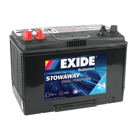 Exide Stowaway Dual Purpose N70 780CCA 105Ah Marine RV Battery