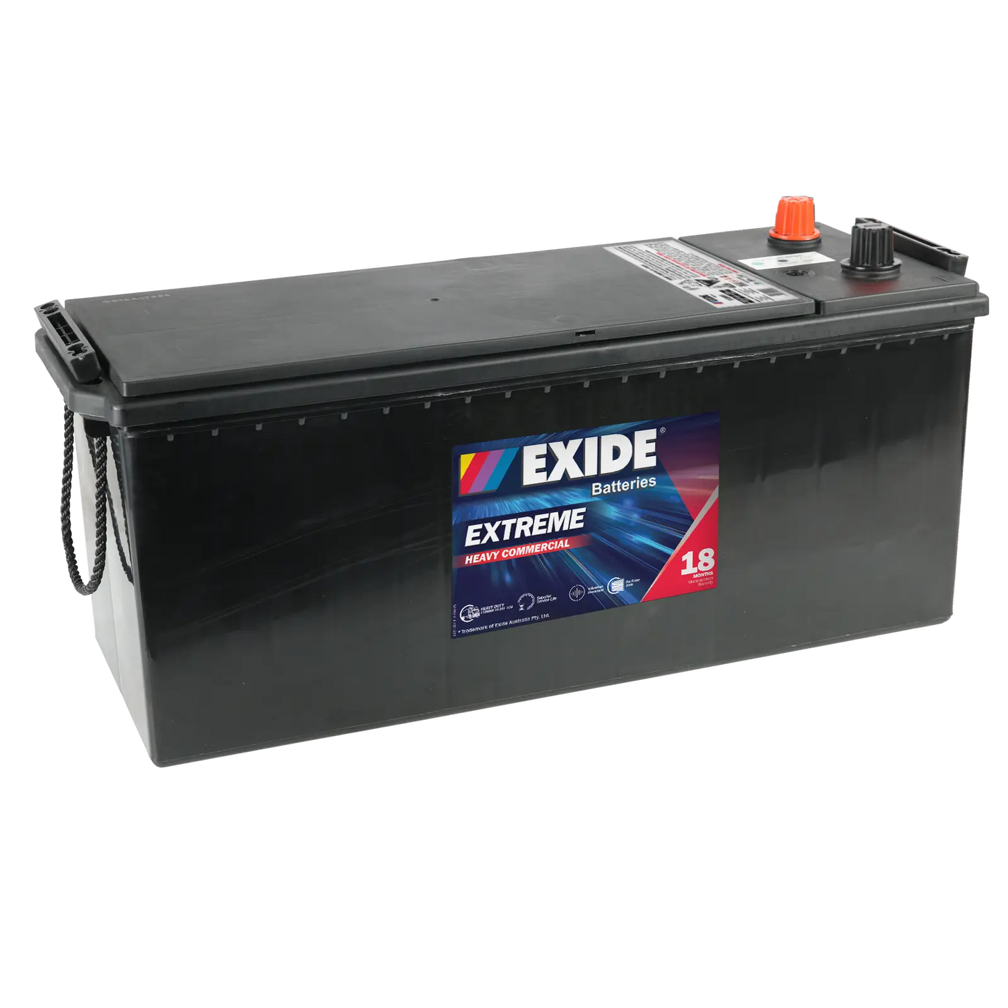 Exide Extreme Heavy Commercial N120 930CCA 120Ah Truck Battery Positive Left