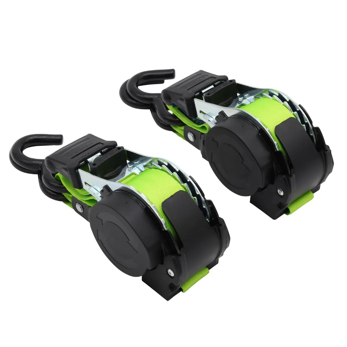 Retractable Ratchet Straps 25mm x 3.6m 340kg Pair