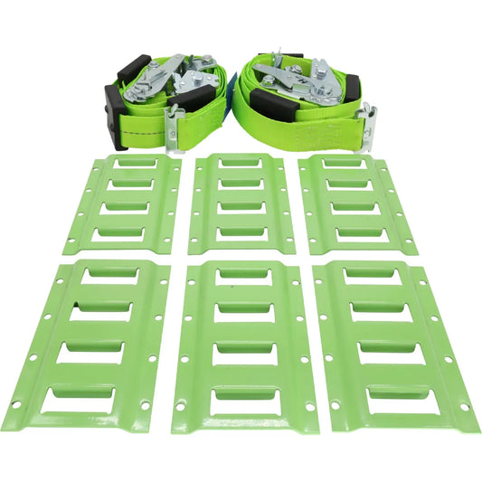 E-Track Kit for Lowered Cars 50mm x 3.65m Straps 2000kg