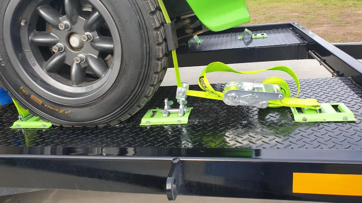 E-Track Kit for Lowered Cars 50mm x 3.65m Straps 2000kg