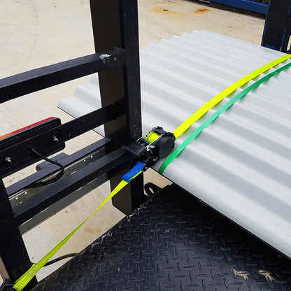 Retractable Ratchet Straps 50mm x 3m 750kg Pair