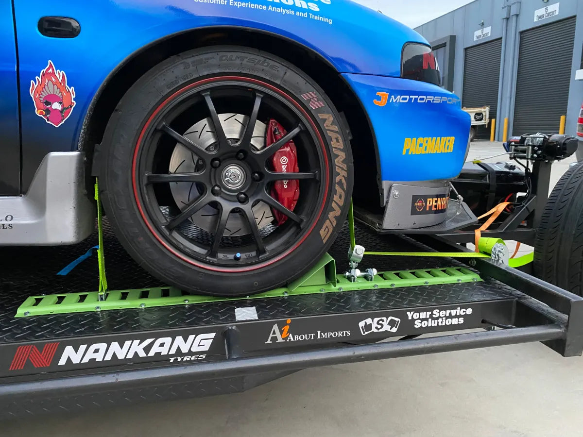 Adjustable E-Chock Kit 2 x 600mm E-Tracks 2 x 3.65m Straps 2000kg