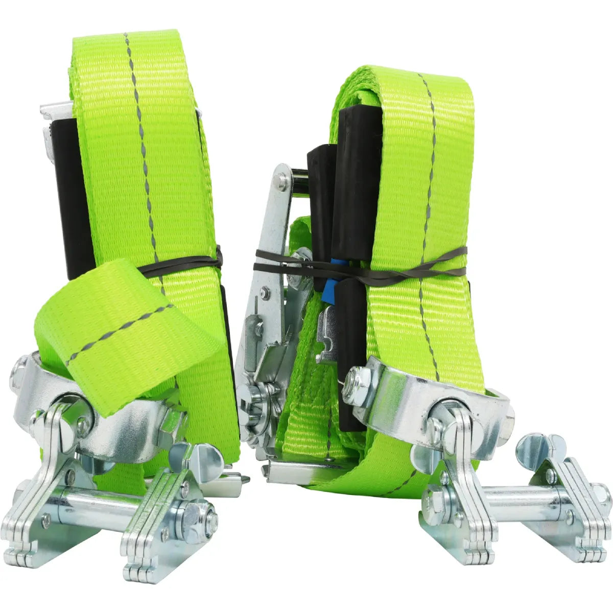Adjustable E-Chock Kit 2 x 600mm E-Tracks 2 x 3.65m Straps 2000kg