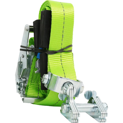 E-Track Wheel Tie Down Strap 50mm x 3.65m Single
