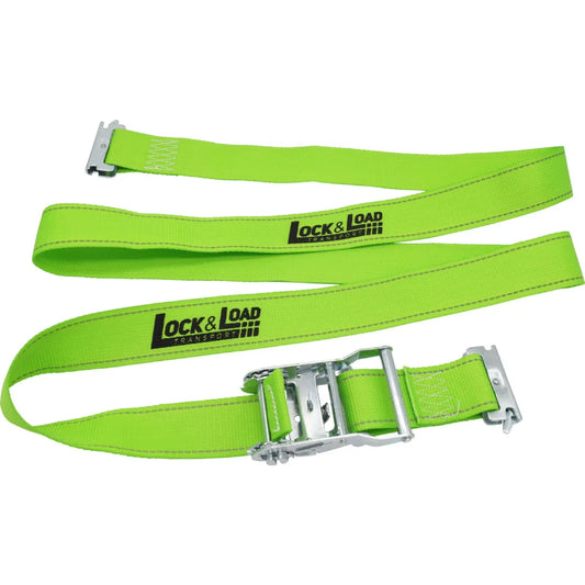Wheel Tie Down Straps 50mm x 2.5m 2000kg Pair