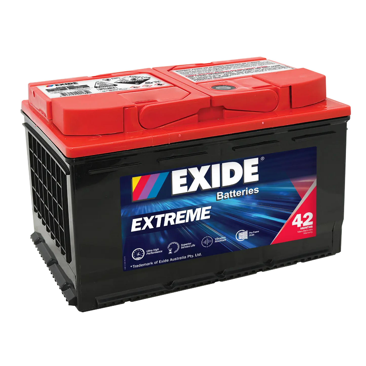 Exide Extreme N66 LB3 740CCA 80Ah European Vehicle Battery
