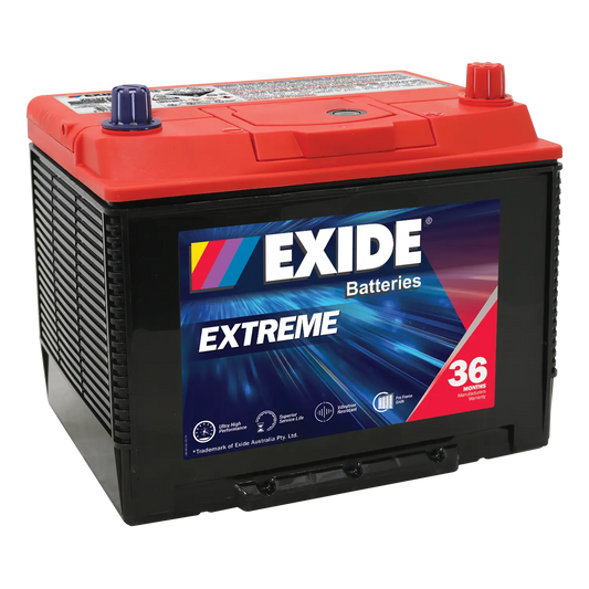 Exide Extreme NS70 750CCA 90Ah 4WD SUV Battery Positive Right