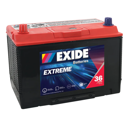 Exide Extreme N70 830CCA 95Ah 4WD SUV Battery Positive Left